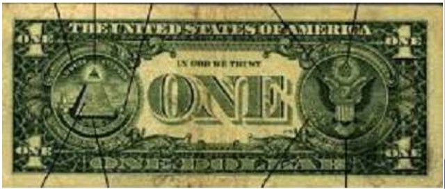 (8) The back of the dollar bill