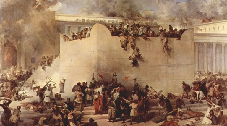 The storming of the Temple