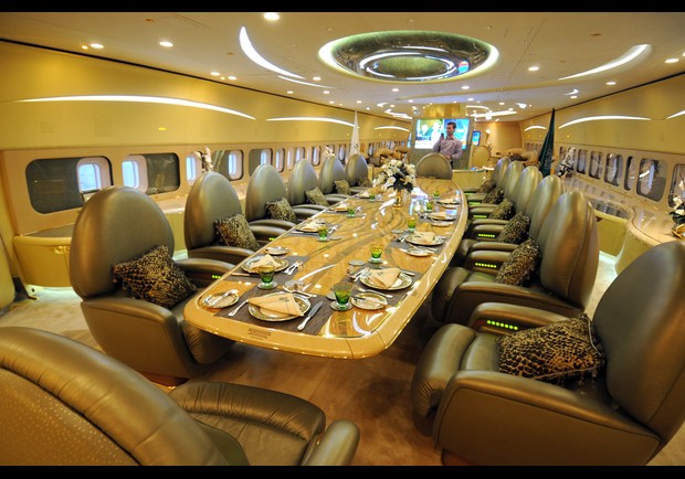 Welcome to the flying dining room - Saudi style