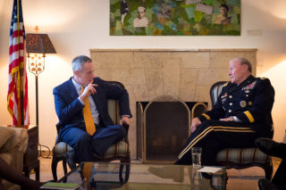 US Syrian Eenvoy Michael Ratney and Gen Martin E. Dempsey, US chairman of the Joint Chiefs of Staff, meet at the Consulate General of the United States Jerusalem, Israel on Mar. 31, 2014. DOD photo by D. Myles Cullen