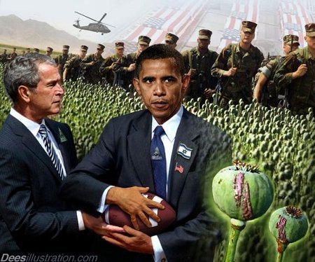 Whoever Obama passes the ball to will front for a US military protected heroin empire in Afghanistan