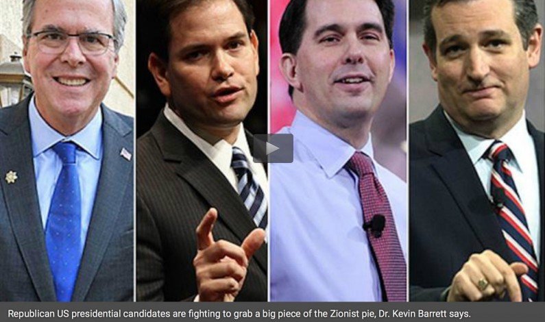 GOP candidates fighting to grab big piece of Zionist pie: American scholar GOP candidates fighting to grab big piece of Zionist pie: American scholar