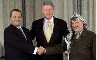 Barak, Clinton and Arafat, 2000