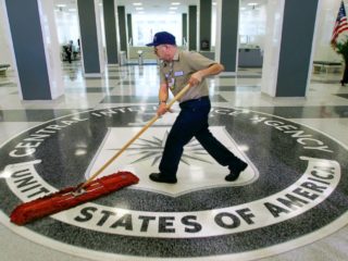 A lot gets swept out of sight at the CIA