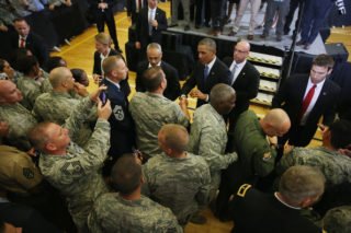 Obama visits CENTCOM