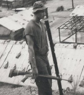Gordon - a tall, but skinny target in Vietnam due to the starvation 10 day patrol rations