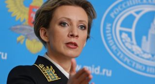 Russian Foreign Ministry spokesperson Maria Zakharova 