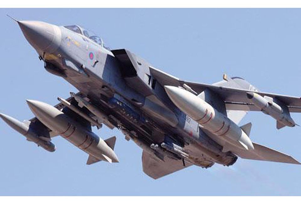 RAF Tornado departs Gioia del Colle