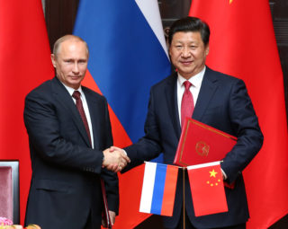 US economic aggression pushed the Russian-Chinese into high gear to create their own economic shield