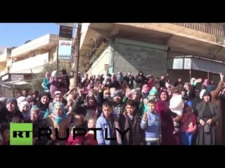We are going to here from the people of Aleppo now