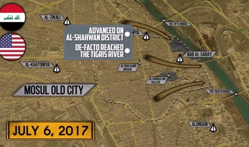 Battle For Mosul – July 7, 2017: Iraqi Forces Purging Remaining ISIS Terrorists In Old Mosul Battle For Mosul – July 7, 2017: Iraqi Forces Purging Remaining ISIS Terrorists In Old Mosul
