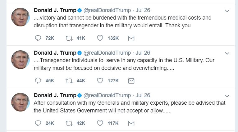 Trump gender tweets