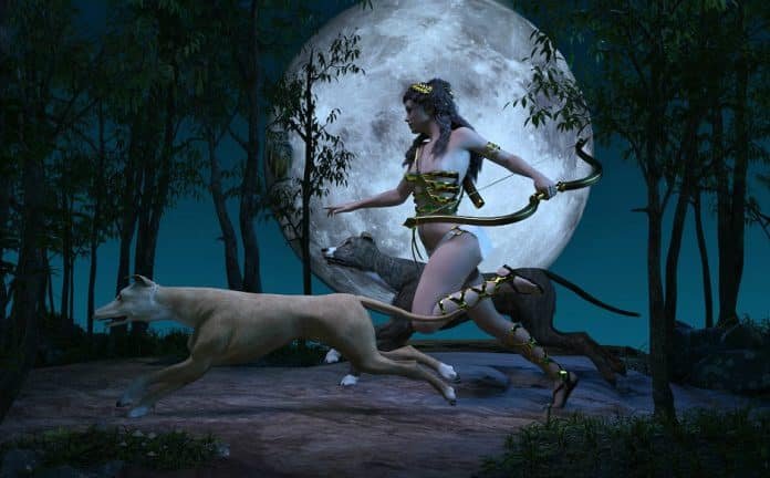 Diana goddess of the hunt by REG at Renderosity2