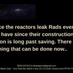Reactors all leak all the time.