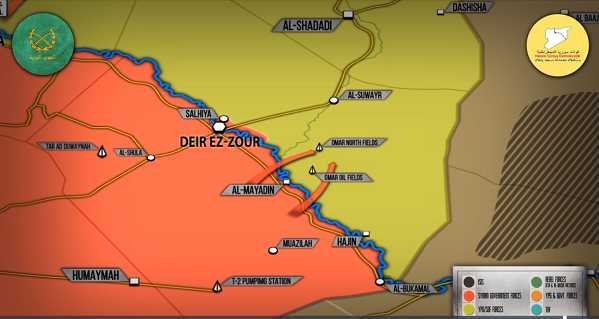 Omar oil fields