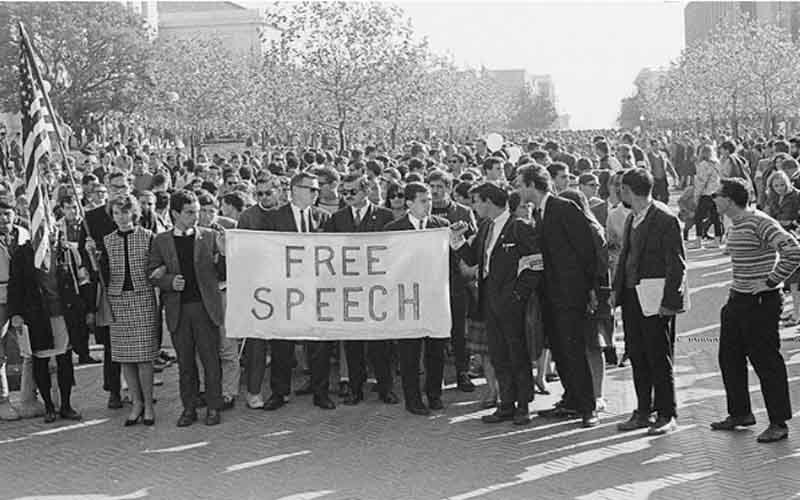 free speech dkjfklaje