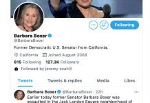 9/11 Truth Supporter Sen. Barbara Boxer Mugged—Only Cell Phone Stolen