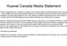 Huawei DFO Meng Wanzhou’s Imprisonment in Canada a US Forced Kidnapping