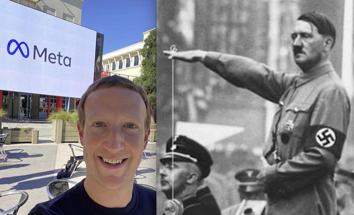 Zuckerberg e Hitler