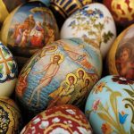 Porcelain Easter eggs